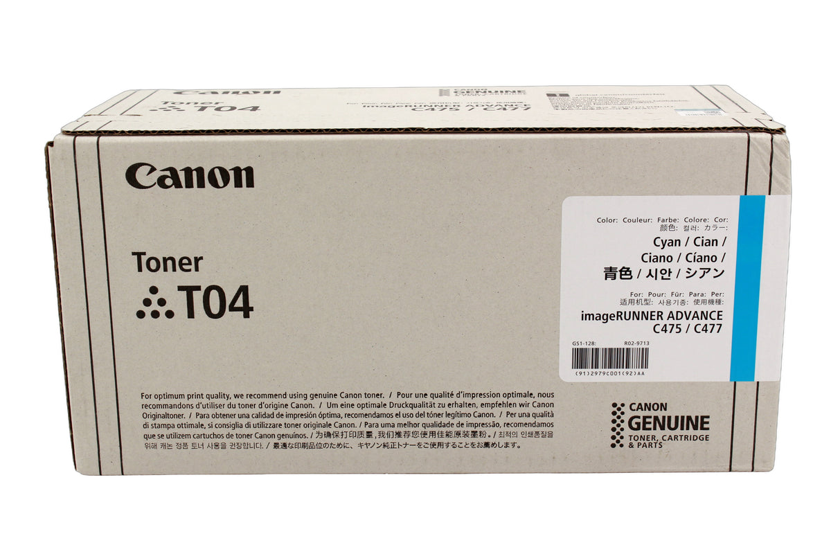 Canon T04 C Toner Cyan 2979C001 -B