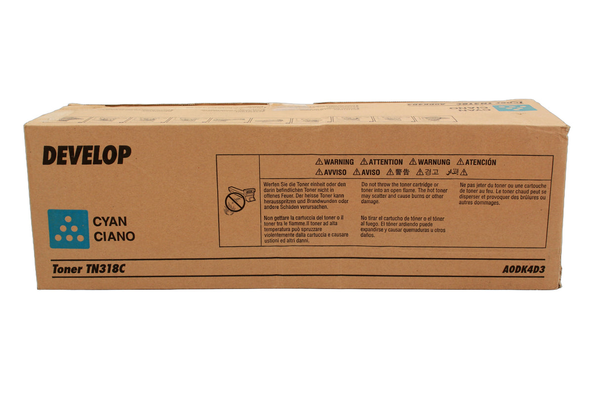 Develop TN318C Toner Cyan A0DK4D3 -A