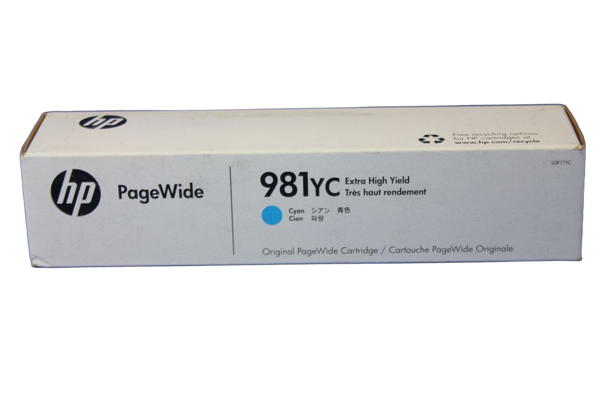 HP L0R17YC Tinte Cyan 981YC -B
