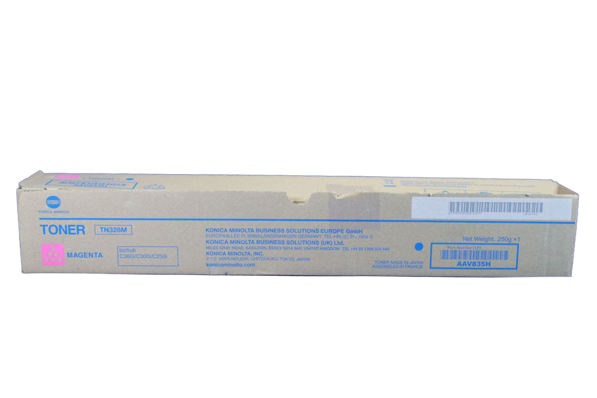Konica Minolta TN328M ( halbe Kapazität) Toner Magenta AAV835H -A