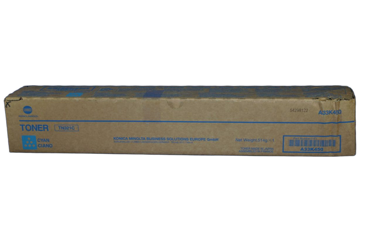 Minolta TN321C Toner Cyan A33K450 -B