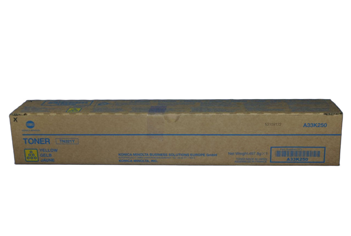 Minolta TN321Y Toner Yellow A33K250 -B