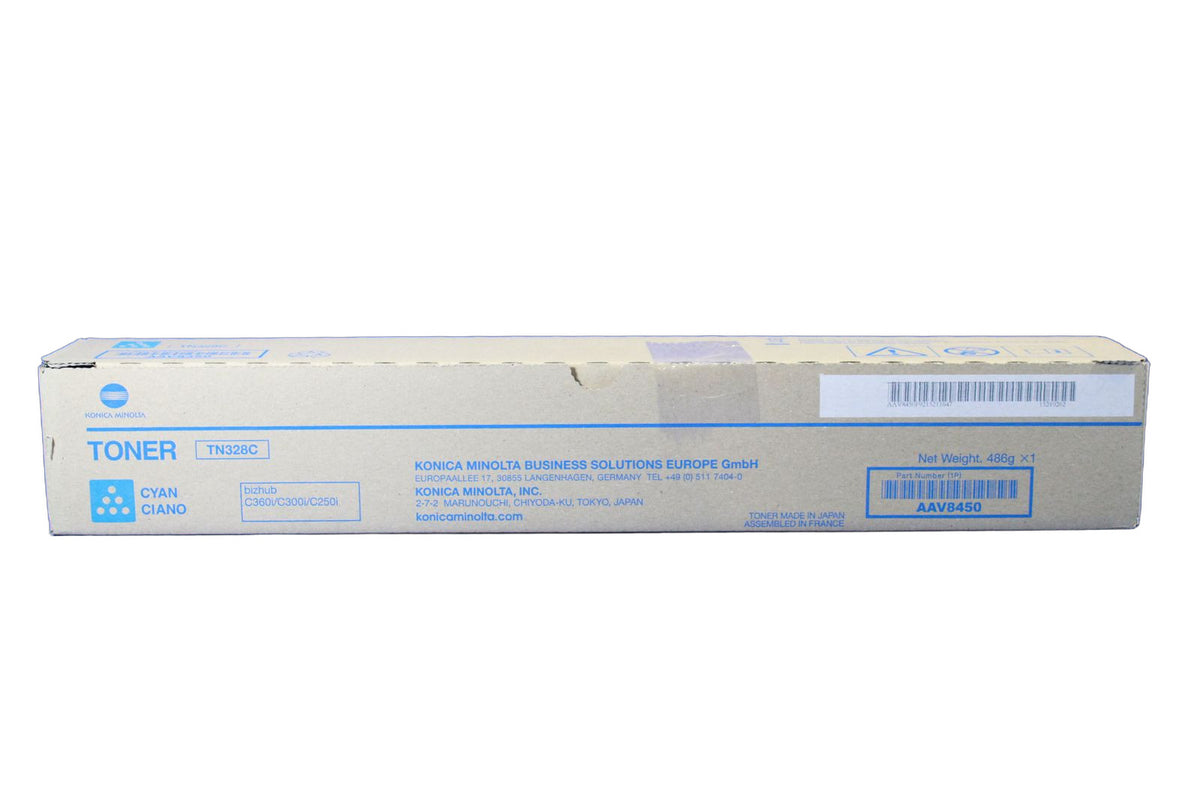 Konica Minolta TN328C Toner Cyan AAV8450 -A