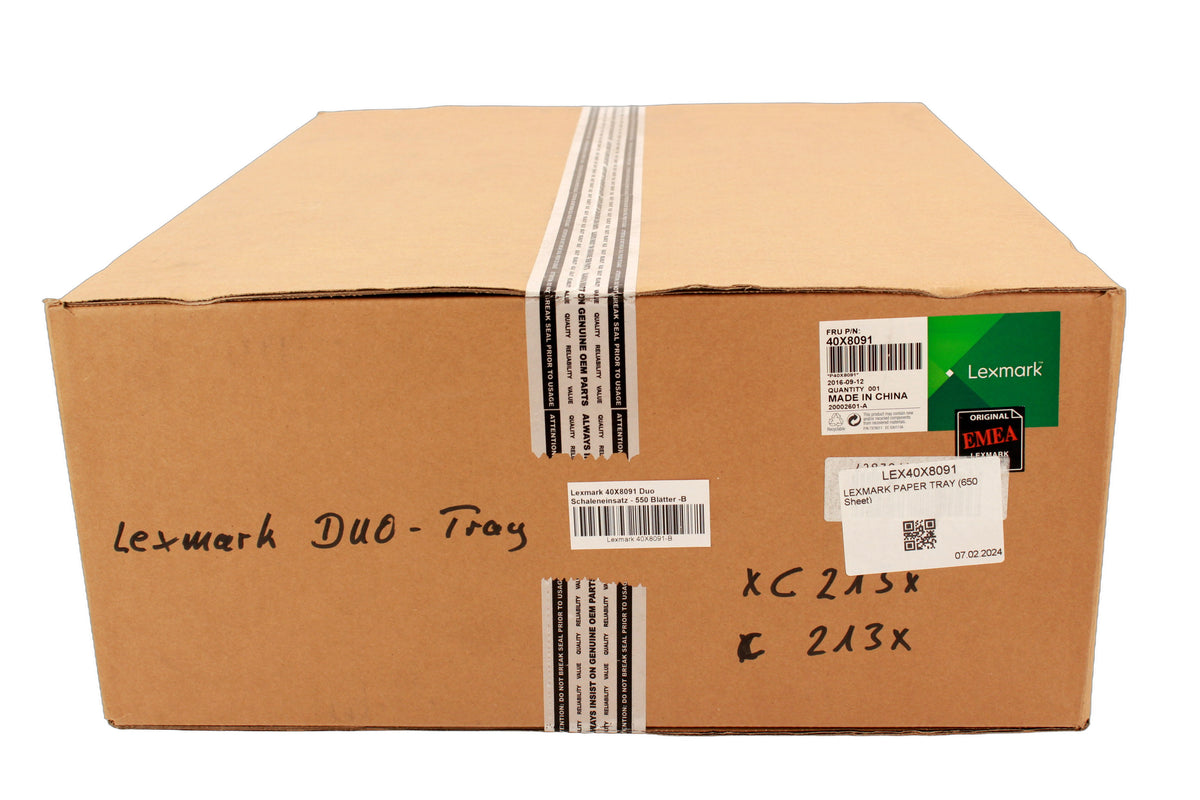 Lexmark 40X8091 Duo Schaleneinsatz - 550 Blätter -B