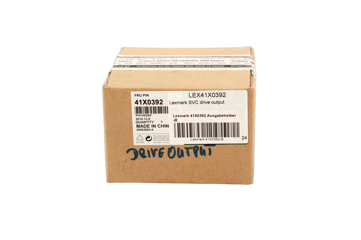 Lexmark 41X0392 SVC drive output -B