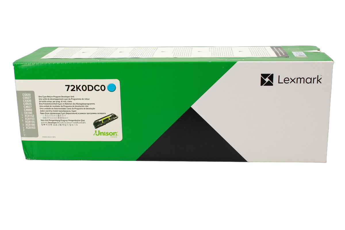 Lexmark 72K0DC0 Developer Cyan -A