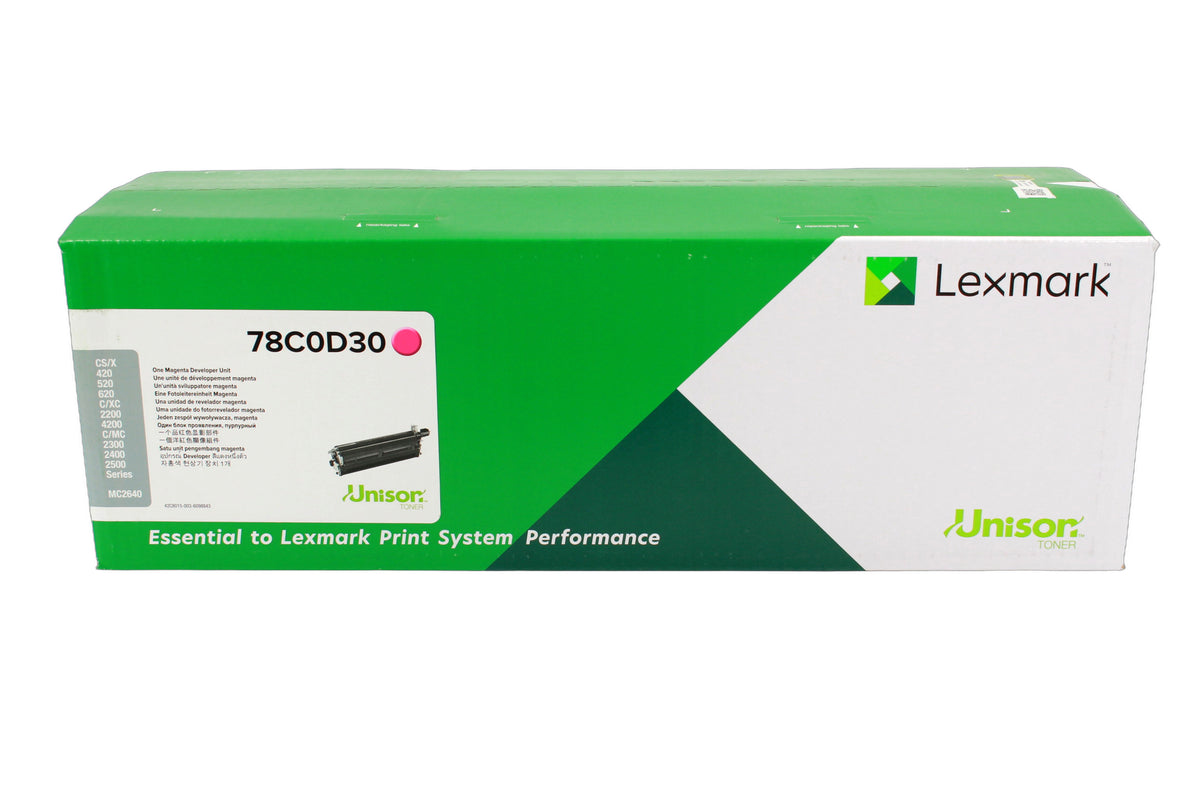 Lexmark 78C0D30 Entwickler-Kit Magenta -A
