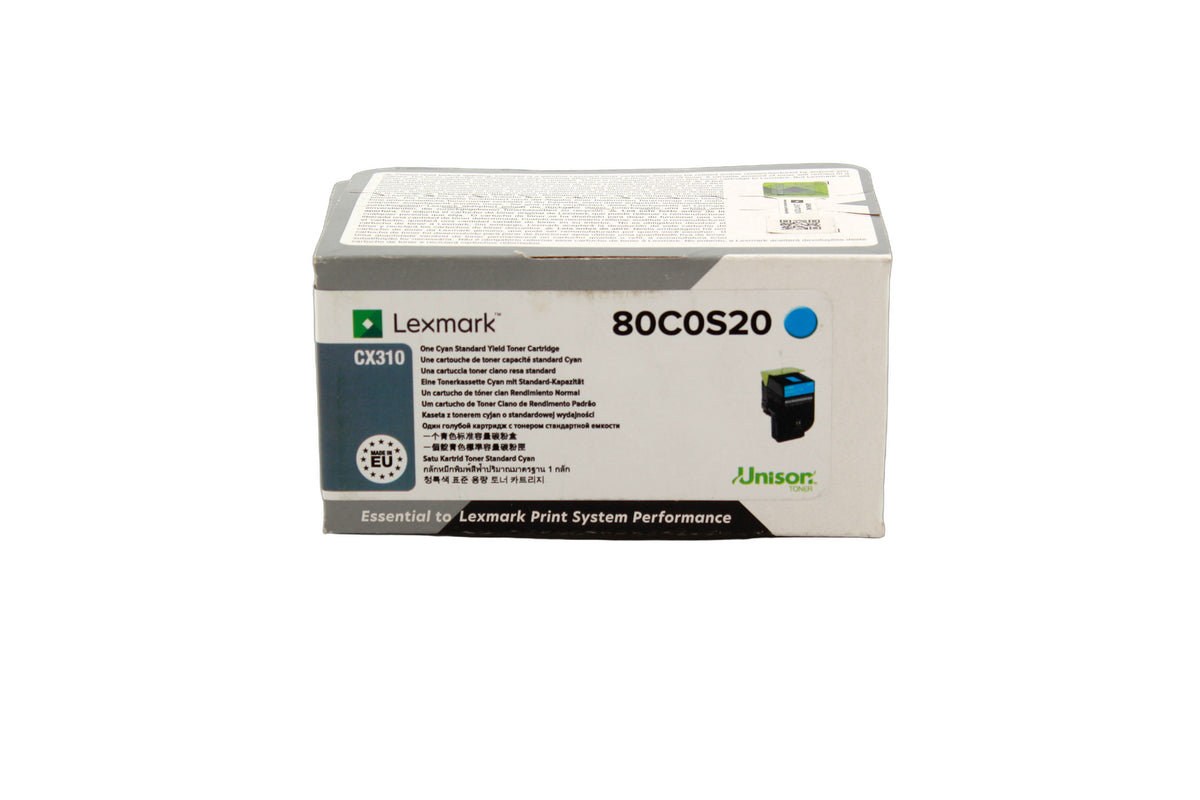 Lexmark 80C0S20 Toner Cyan 800S2 -A
