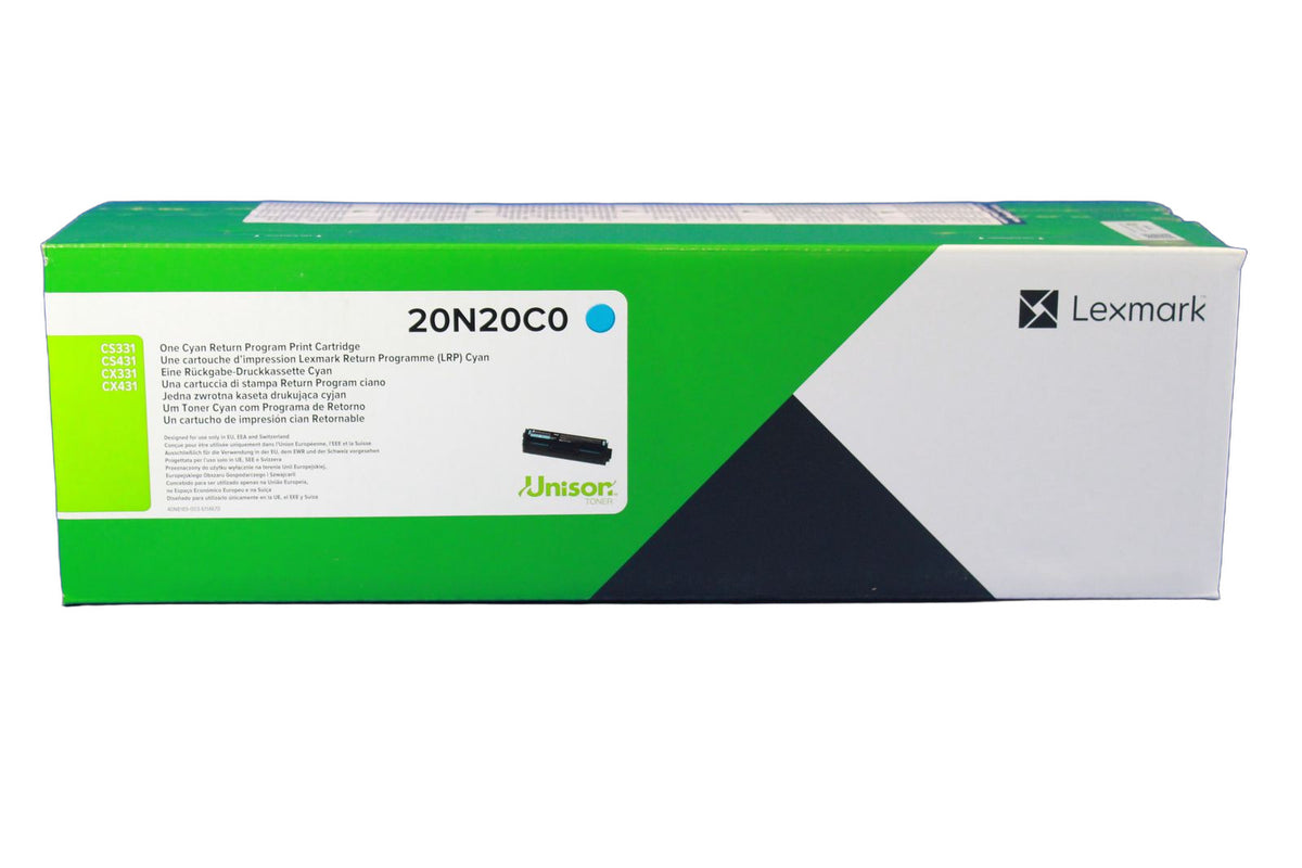 Lexmark 20N20C0 Toner Cyan -A