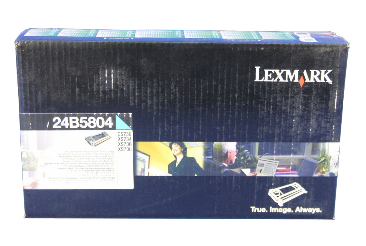 Lexmark 24B5804 Toner Cyan -A