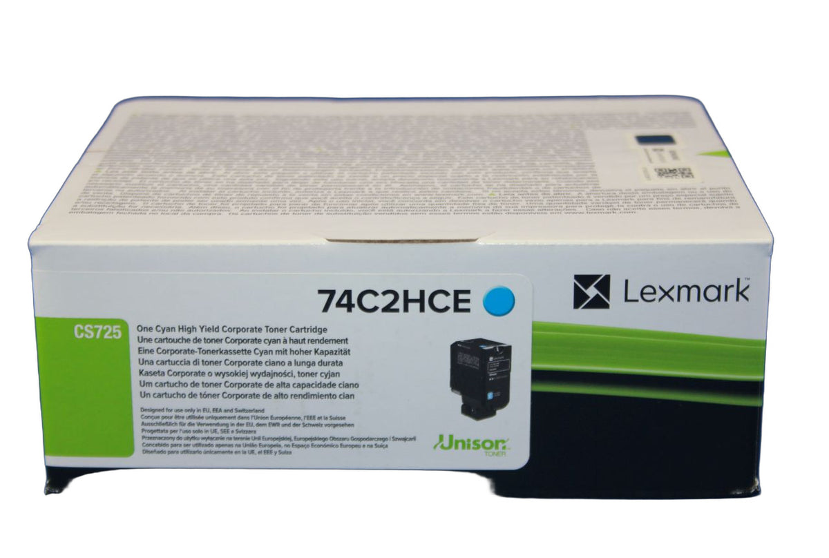 Lexmark 74C2HCE Toner Cyan -A