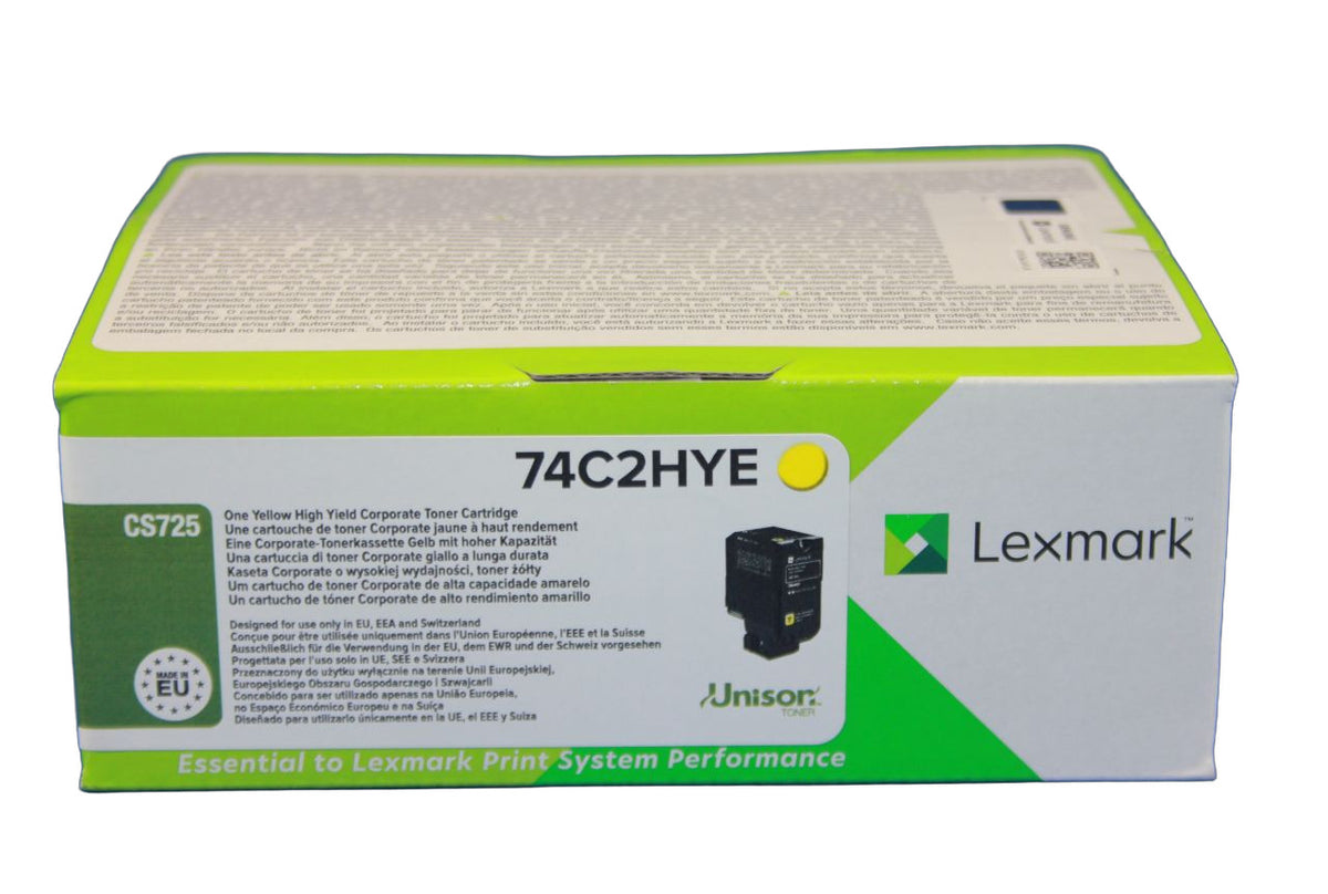 Lexmark 74C2HYE Toner Yellow -A