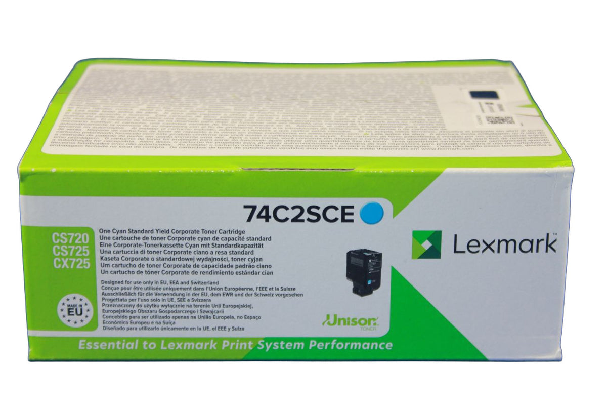 Lexmark 74C2SCE Toner Cyan -A