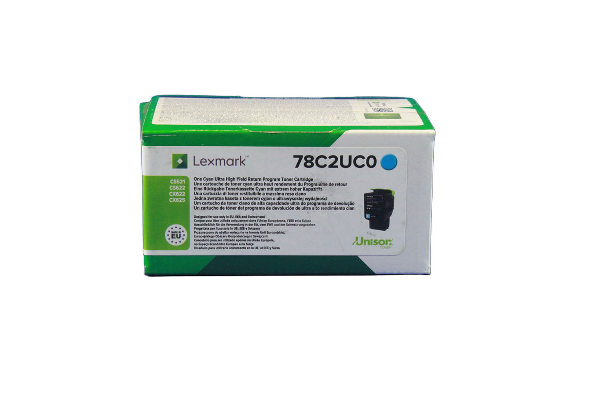 Lexmark 78C2UC0 Toner Cyan -A