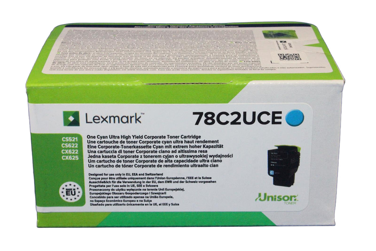 Lexmark 78C2UCE Toner Cyan -A