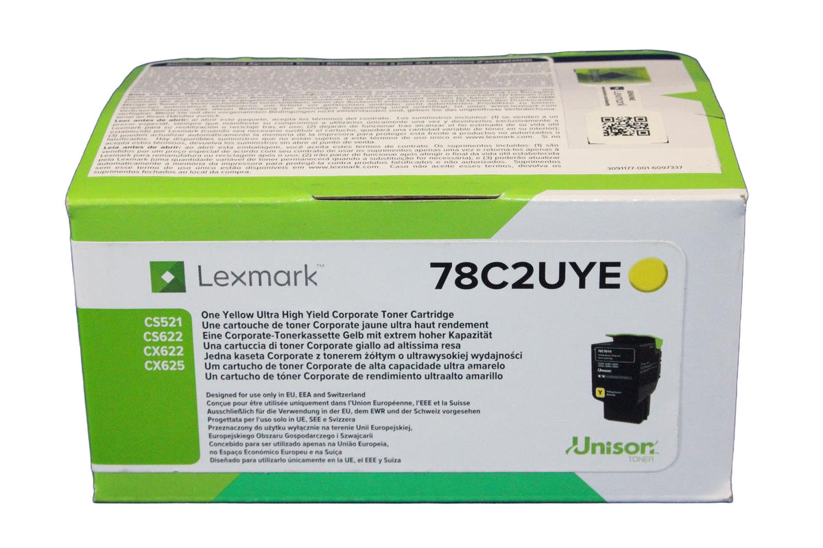 Lexmark 78C2UYE Toner Yellow -A