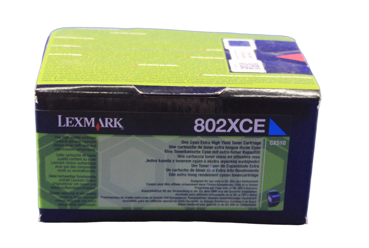Lexmark 802XCE 80C2XCE Toner Cyan -A