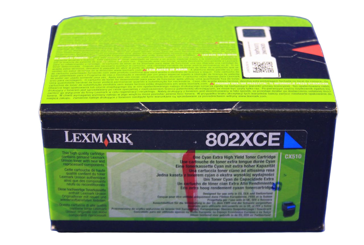 Lexmark 802XCE 80C2XCE Toner Cyan -B