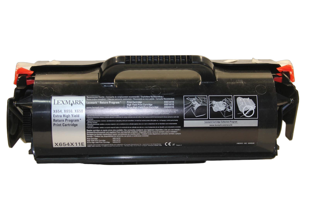 Lexmark X654X11E Toner Black (entspricht X654X31E ) -Bulk