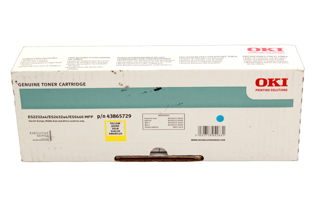 Oki 43865729 Toner Yellow -B