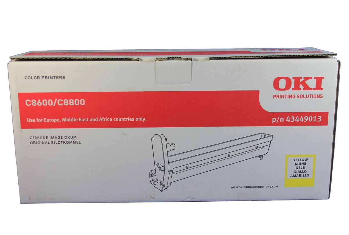 Oki 43449013 Bildtrommel Yellow -B