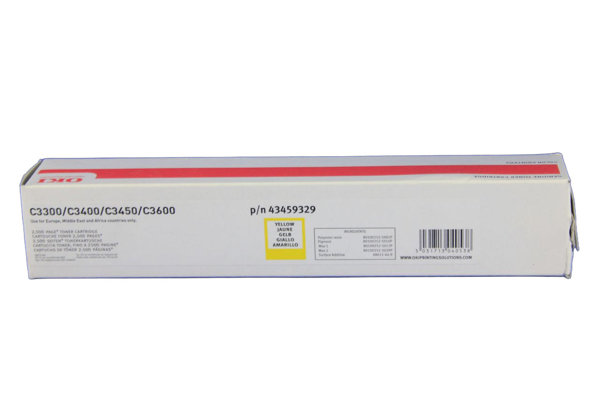 OKI 43459329 C3300 Toner Yellow -A