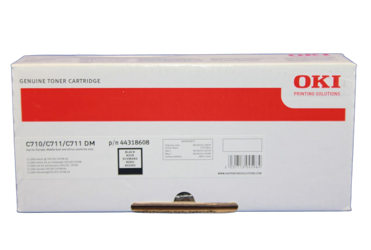 Oki 44318608 Toner Black C710 -B