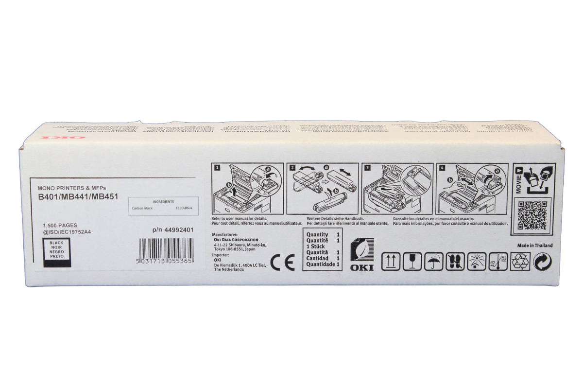 Oki 44992401 Toner Black -A