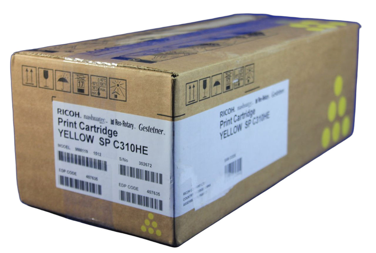 Ricoh 407635 SP C310HE Toner Yellow -B